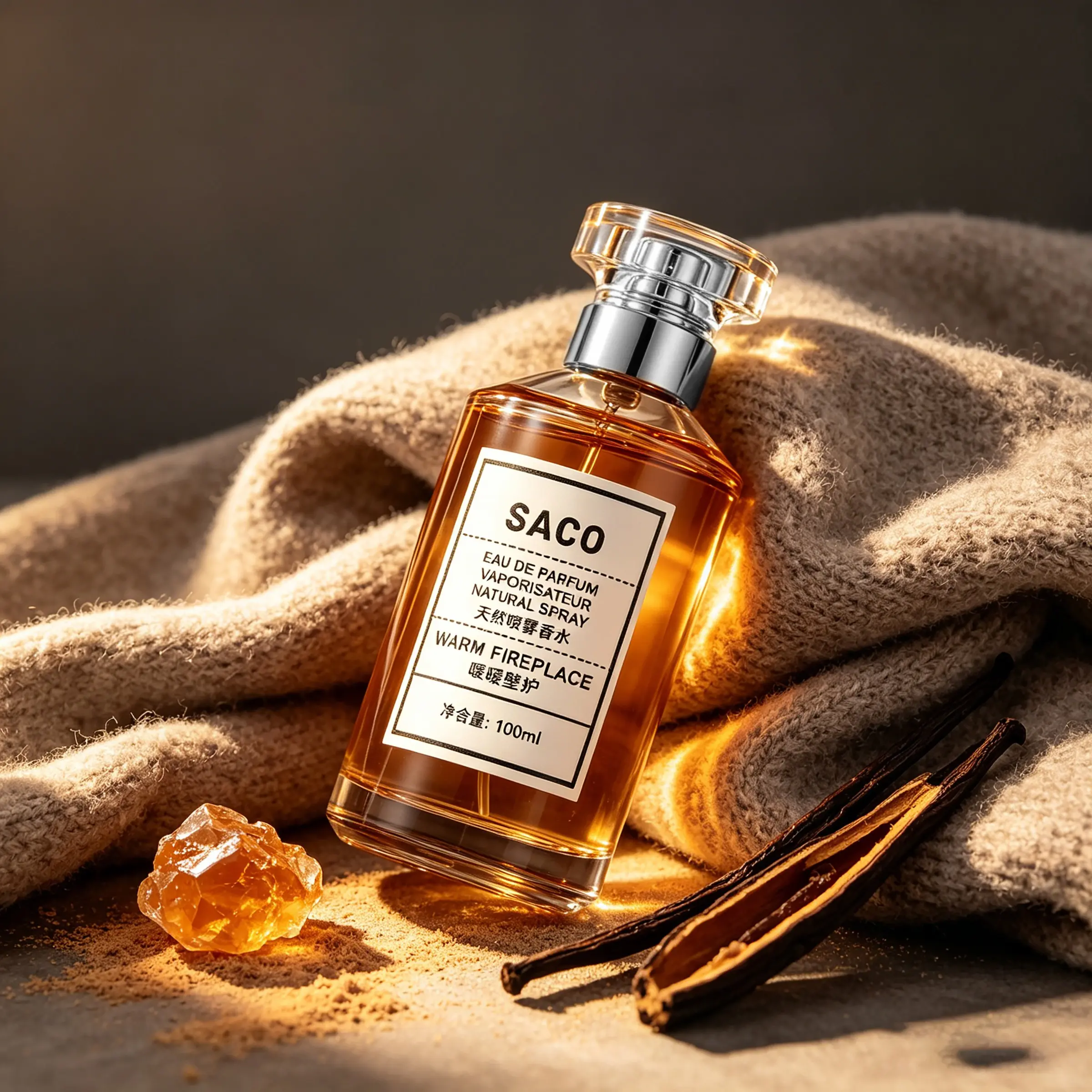 Perfume for Men and Women, Woody Aroma with Clove & Orange Blossom Top, Chestnut & Guaiac Heart, Vanilla & Cashmeran Base, Aromatic Woody Floral, a Warm Cozy Scent for Office or Fall, a Unisex Fragrance Gift of Cologne.
