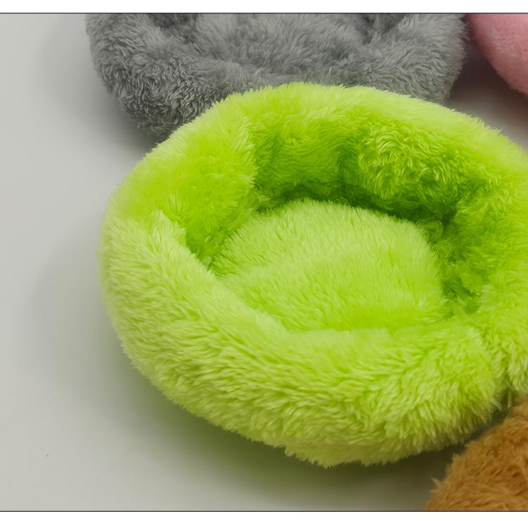 Macaron-style sleeping nest pad, suitable for hamsters, sugar gliders, squirrels, guinea pigs, dwarf rabbits, hedgehogs, etc.Made of comfortable material, available in sizes 7.87 inches and 5.51 inches.