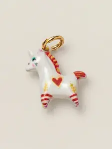 1PC Adorable Cartoon Animal Enamel Pendant, Giraffe Fox Penguin Multi-element Design, Titanium Steel Oven Vacuum Electroplated 18K Pure Gold, DIY Necklace Bracelet Accessories