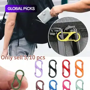Backpack Zipper Lock Set, 5/10pcs Anti-Theft Security Clips, Durable Easy-Pull Buckles for Bags, Ideal for Outdoor, Beach, School Use, Travel Accessories #GLOBAL PICKS