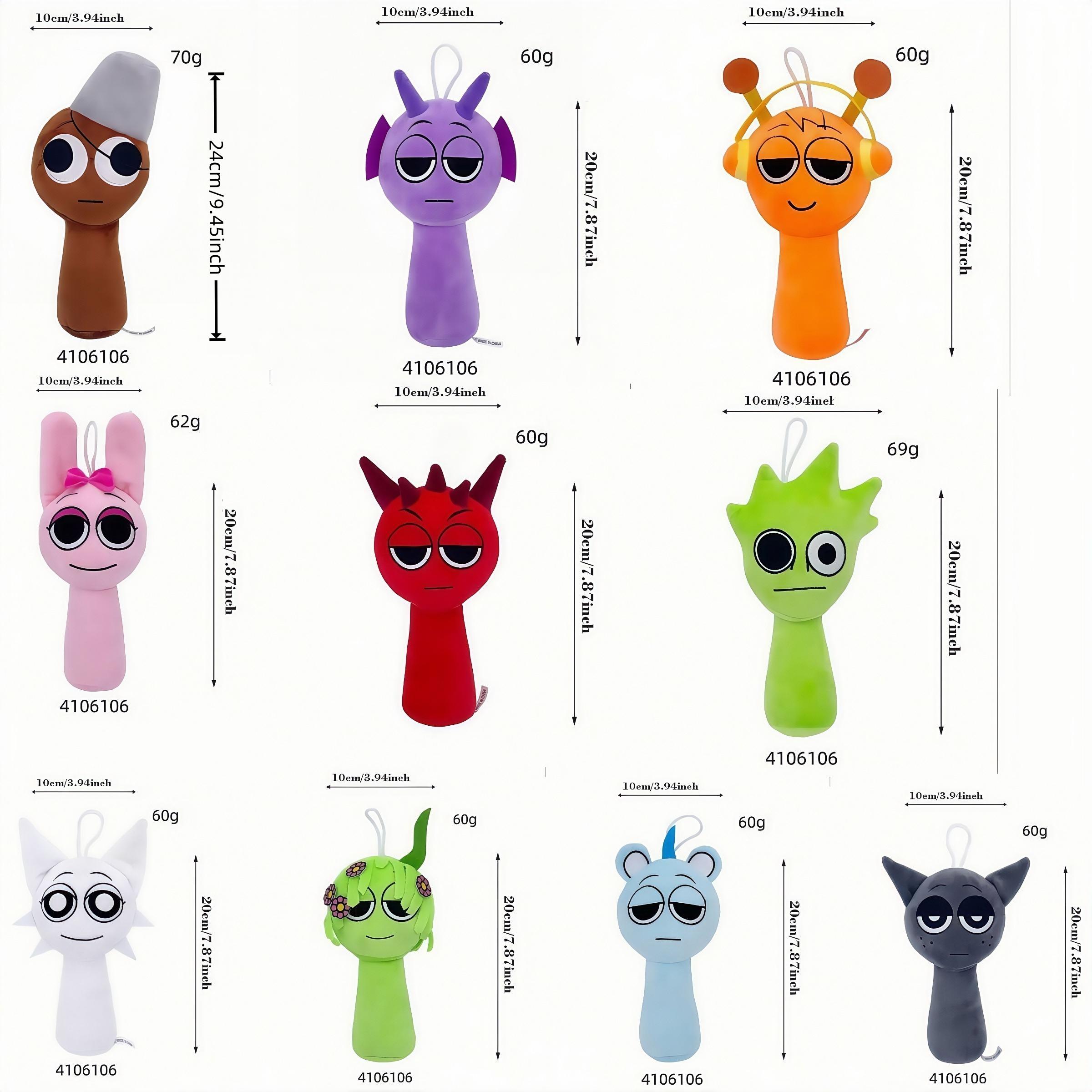 Cute Cartoon Plush Toy, 1 Count Colorful Emotional Expression Plushie, Soft Stuffed Animal, Kawaii Plush, Ideal Birthday & Holiday Gift, Soft Adorable Stuffed