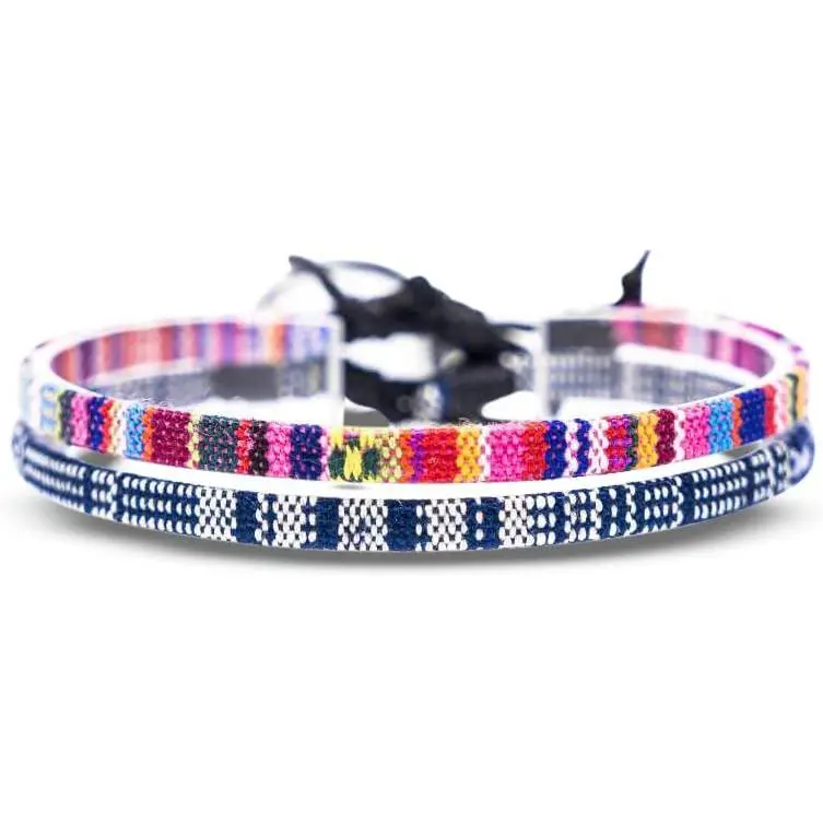 2 count Surfer Anklet Set  and Adjustable Braided Anklets for Women and Men Boho Ankle Bracelet Set of 2 for Ethnic Hippie Style