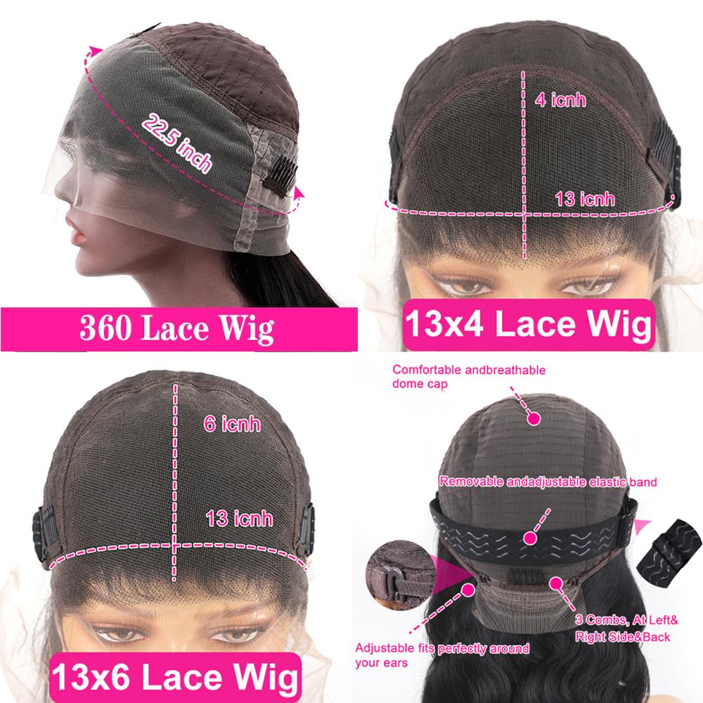 Bling Hair Clearance Sale Bone Straight Wigs 13x4 13x6 Hd Transparent Lace Human Hair Wigs For Women 360 Full Lace Frontal Wig Pre Plucked 30 28 Inch 180% Density TikTokShopHolidayHaul