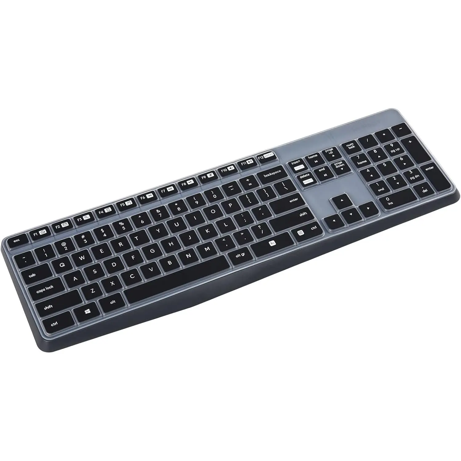 Keyboard Cover for  MK235  Keyboard, MK235 Keyboard  Protector - Black
