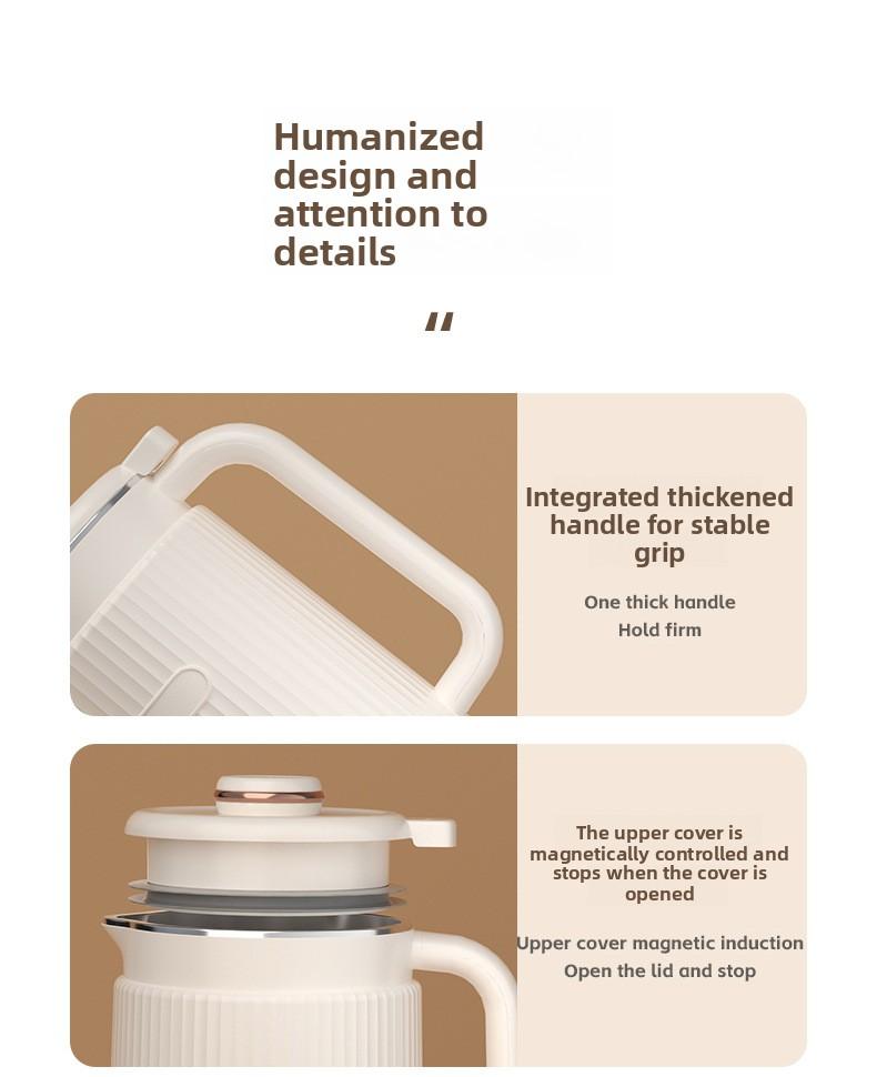 Multifunction Nut Milk Juice Maker,Automatic Soybean Machine Oat With Timer and Keep-Warm