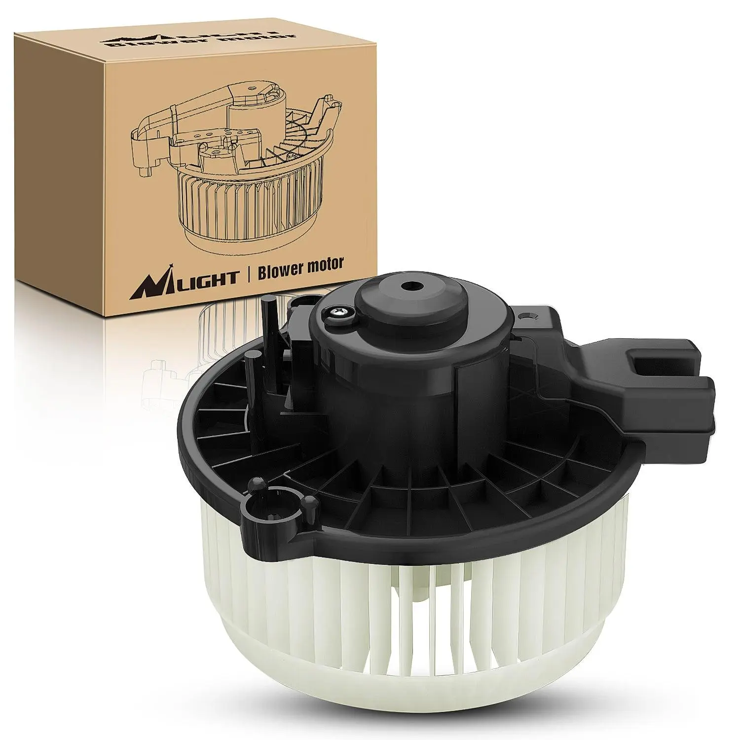 Nilight HVAC Heater Blower Motor Fan for Honda FIT 2009-2013 2014, Excellent Airflow Stable Performance Strong Housing Replacement Part, Not Easy to Generate Heat, Replaces 700247 615-50209 79310TF0G01 79310-TF0-G01 779310-tf0-g01