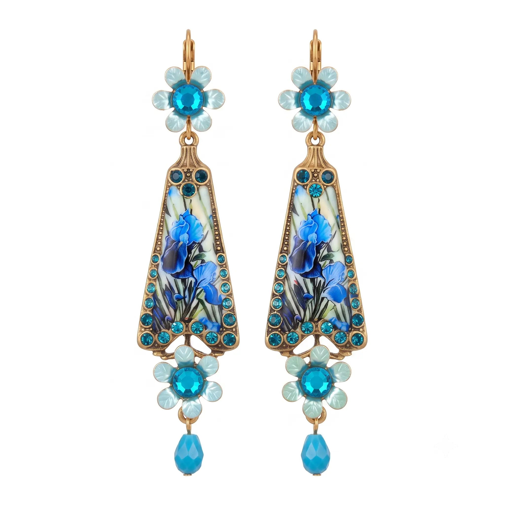 The Secret Garden Miniature Heart Drop Earrings