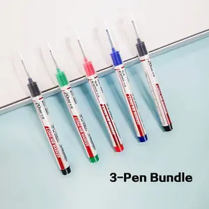 Long Nose Marker Pen, Waterproof Oil Proof Marker Pen, Special Purpose For Woodworking , Permanent Oil Marker