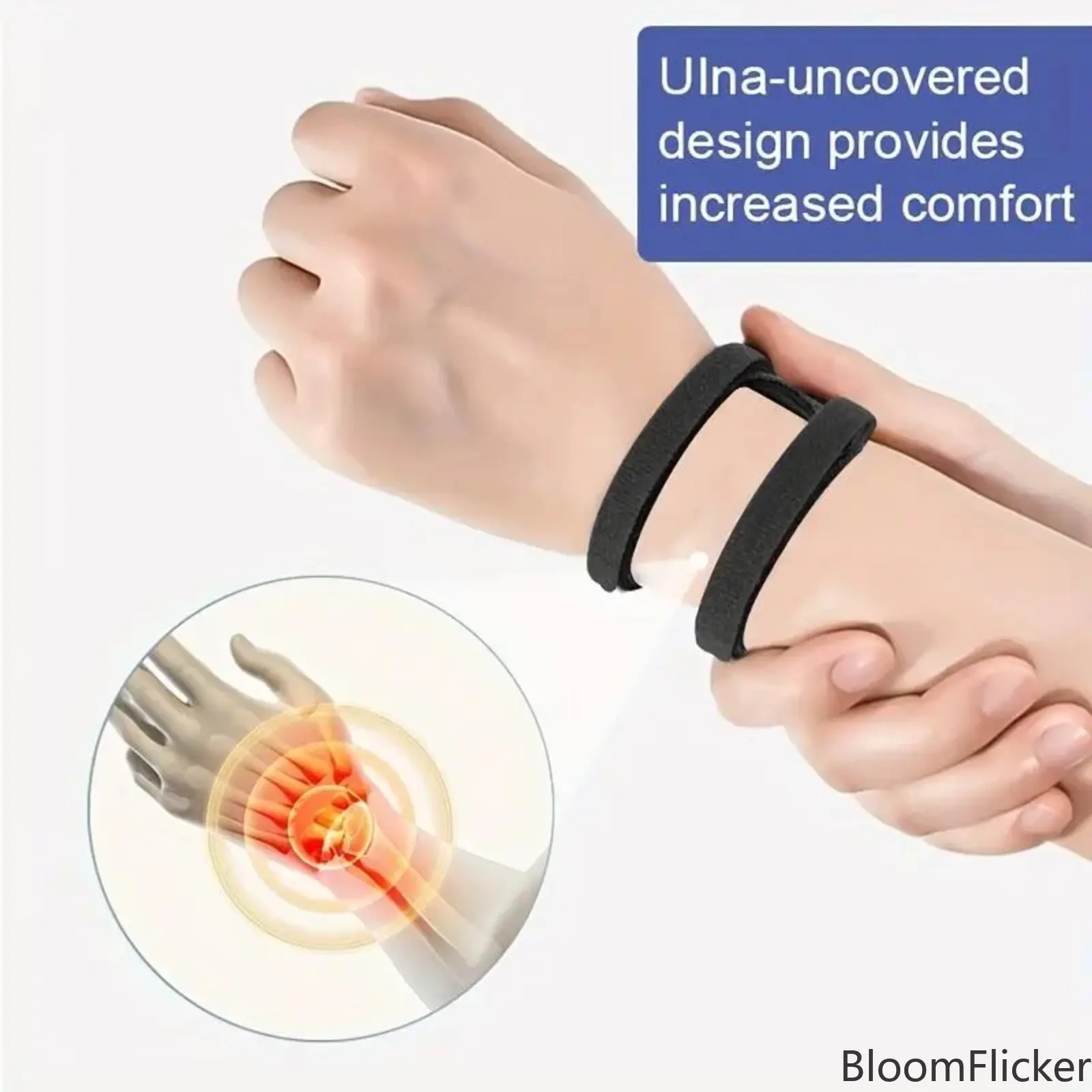 3 Pack Adjustable Sports Wrist Support Brace, Comfort Wrist Stabilizer for Carpal Tunnel Pain Relief, Joint Protection & Sprain Prevention, Flexible Wrist Wrap for Daily Office Work, Training & General Use