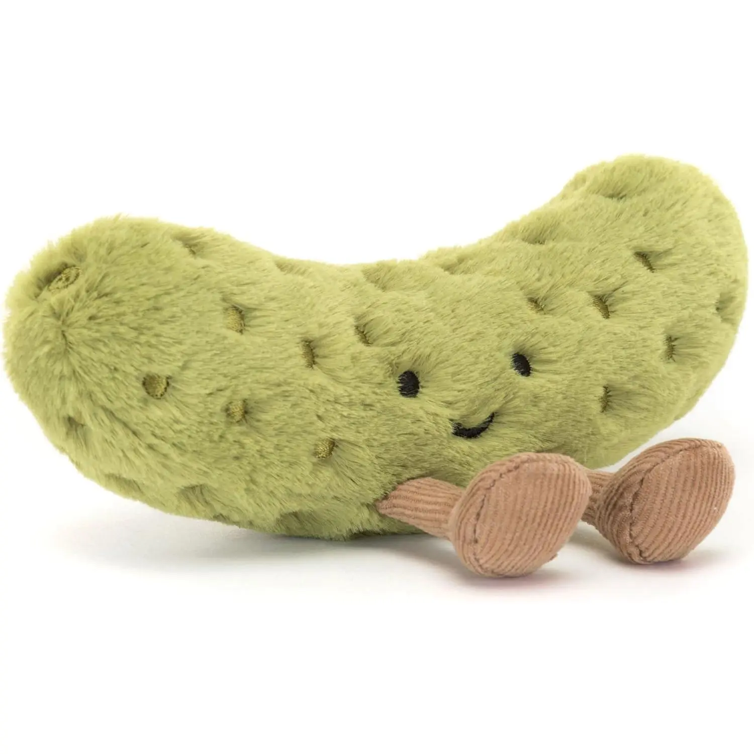 Amuseables Pickle Stuffed Toy, 6 inches - Vegetable Plush - Fun Gift Idea