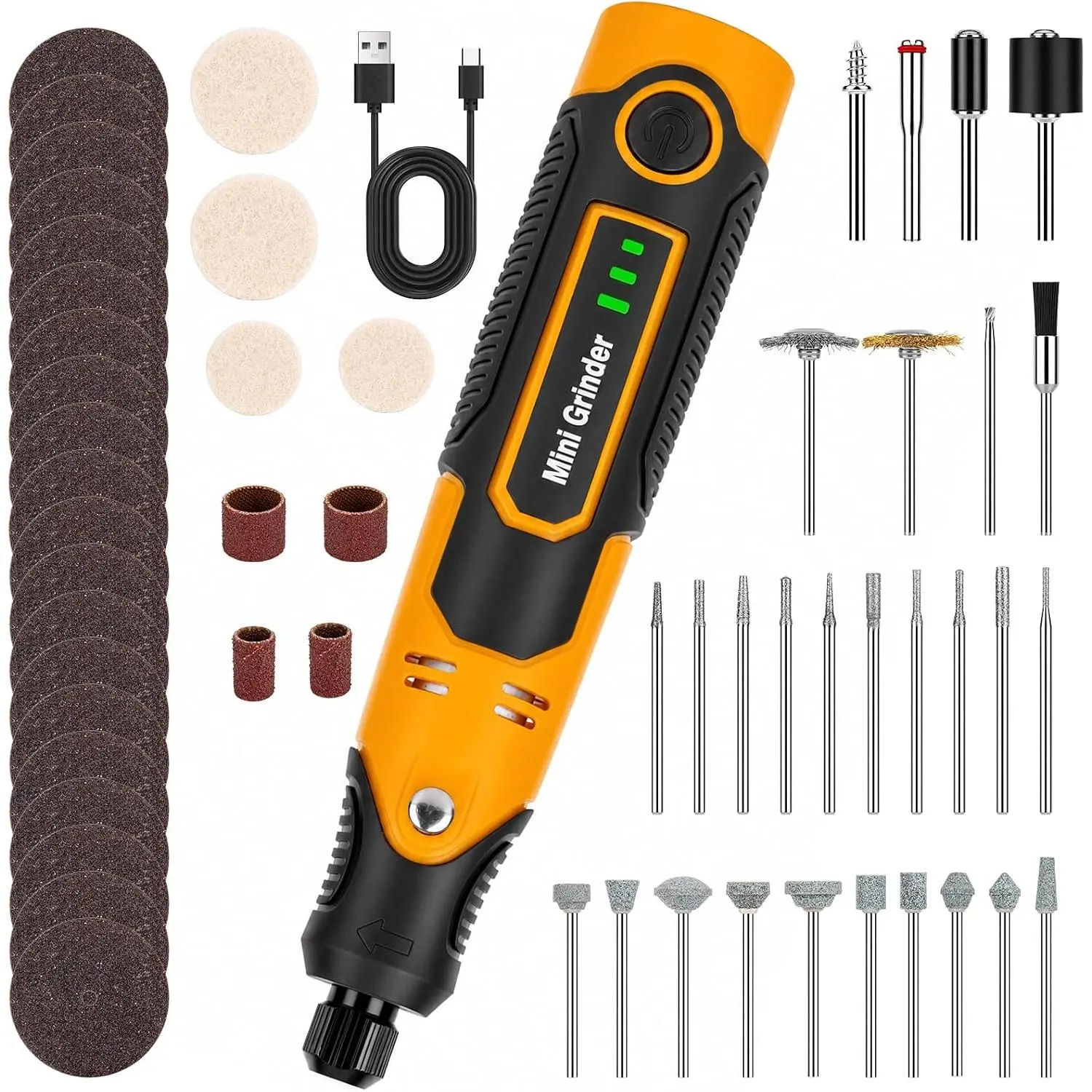 Cordless Rotary Tool - 3.6V Mini Rotary Tool for   Prints with 58 Attachments – Compact Sanding, Polishing & Drilling Kit for Cured  Models, Etching, Engraving, DIY Crafts