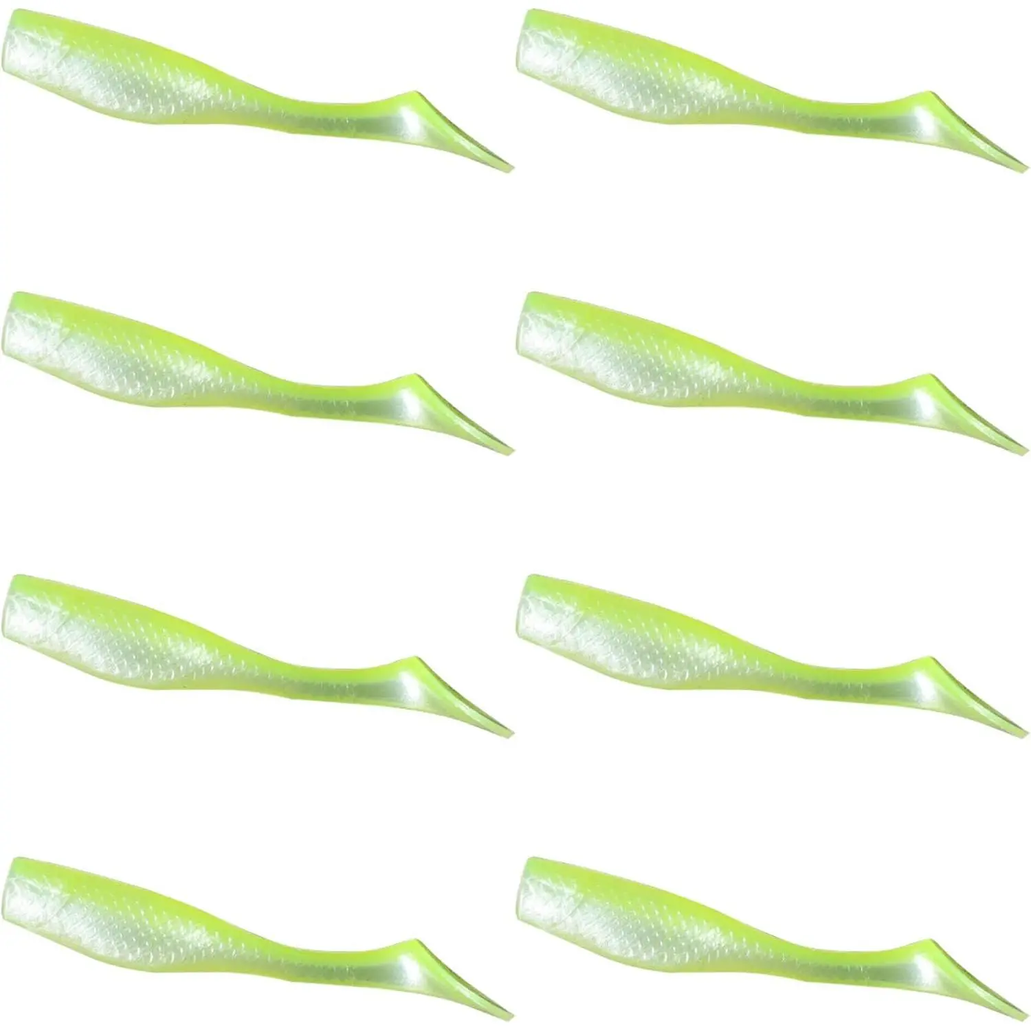 Fishing Lures for Speckled Trout, Redfish, Bass - Louisiana Paddle Tail Swimbaits for Freshwater and Saltwater