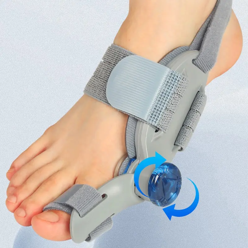 Thumb Valgus Big Toe Straightener Bunion Corrections Fit for Both Day and Night Use, Adjustable Knob, Toe Straightening Stretch Foot Care Tool
