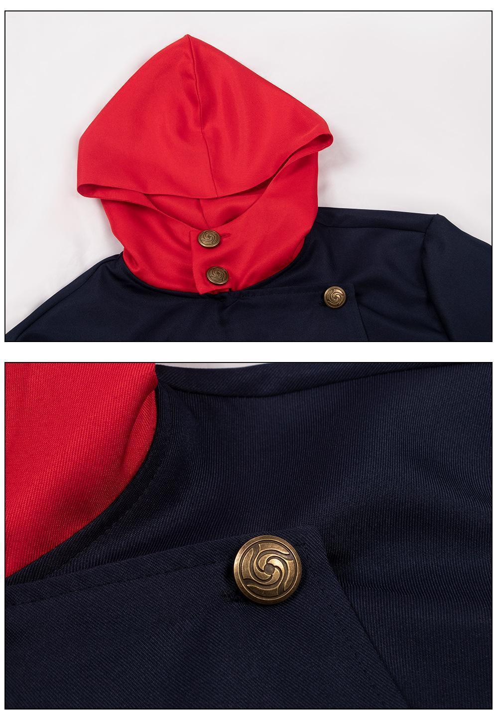 Itadori Yuji cosplay costume Inumaki Toge/Fushiguro Megumi Cosplay Include Uniform Pants for Anime Comic Con wig