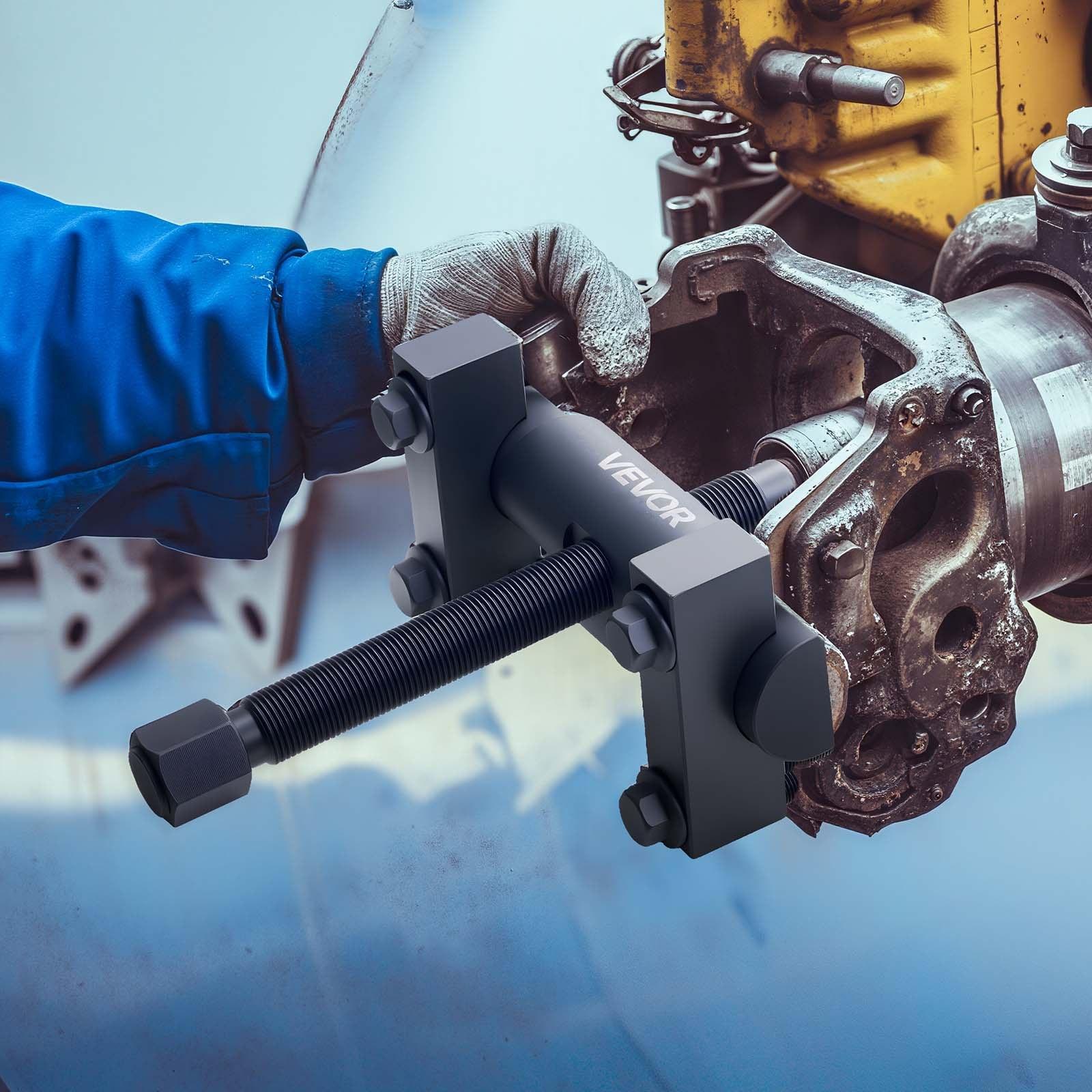 VEVOR Yoke Puller, Made for Class 6-8 Transportation Trucks and Equipment, Heavy Duty Yoke Removal Tool Kit, Automotive Yoke Puller Kit Compatible with Kenworth, Peterbilt, Freightliner, Mack, Volvo