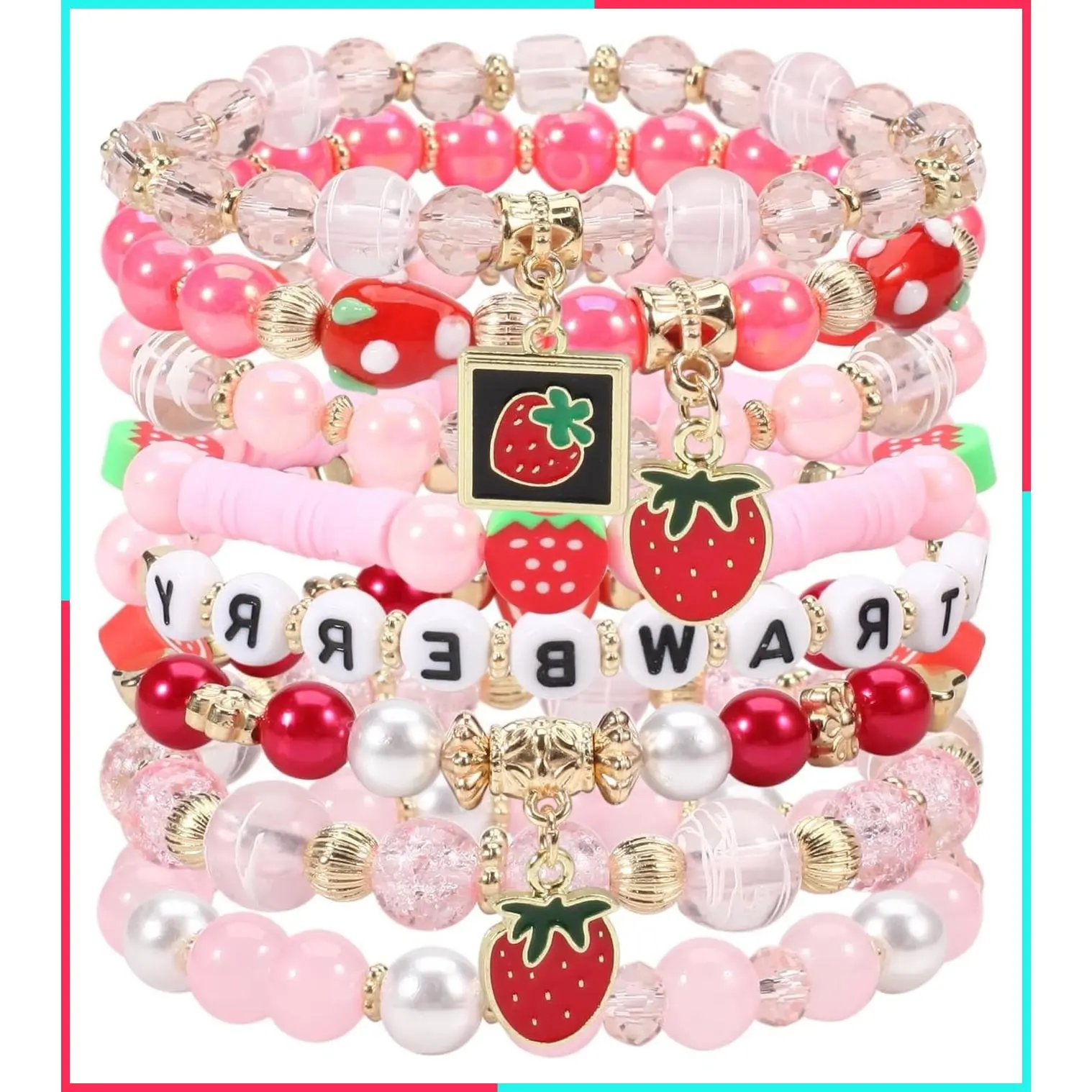 Halloween Stackable Heishi Beaded Stretch Bracelets