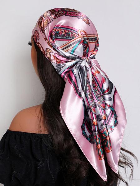 35" Women's Bohemian Style Scarf, Silk-Like Headband for Elegant Looks, Perfect Gift for Any Occasion, Casual Lightweight Woven Fabric