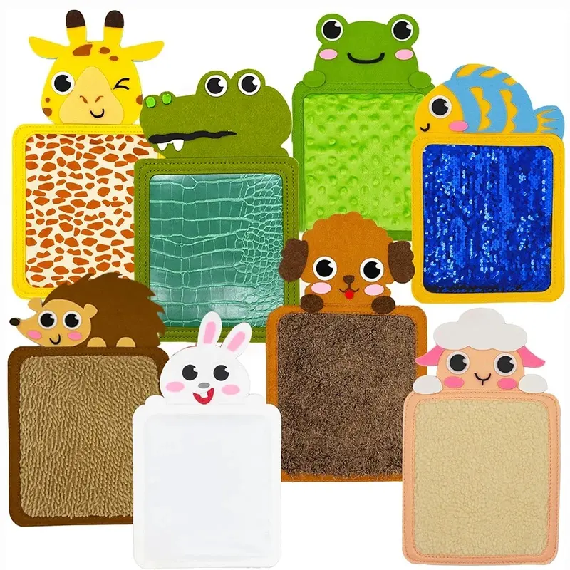 Multi-Textured Sensory Mat |   Montessori-Inspired Fine Motor Board |   Life Skills Learning Toy for Toddlers