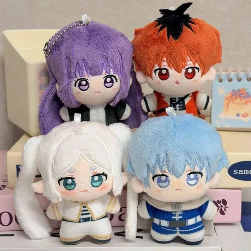 2026 Popular Frieren Series Cotton Fabric Plush Toy - 10cm Small Size Cute Anime Fern Himmel Cotton Doll, Backpack Charm Birthday Gift for Anime Fans