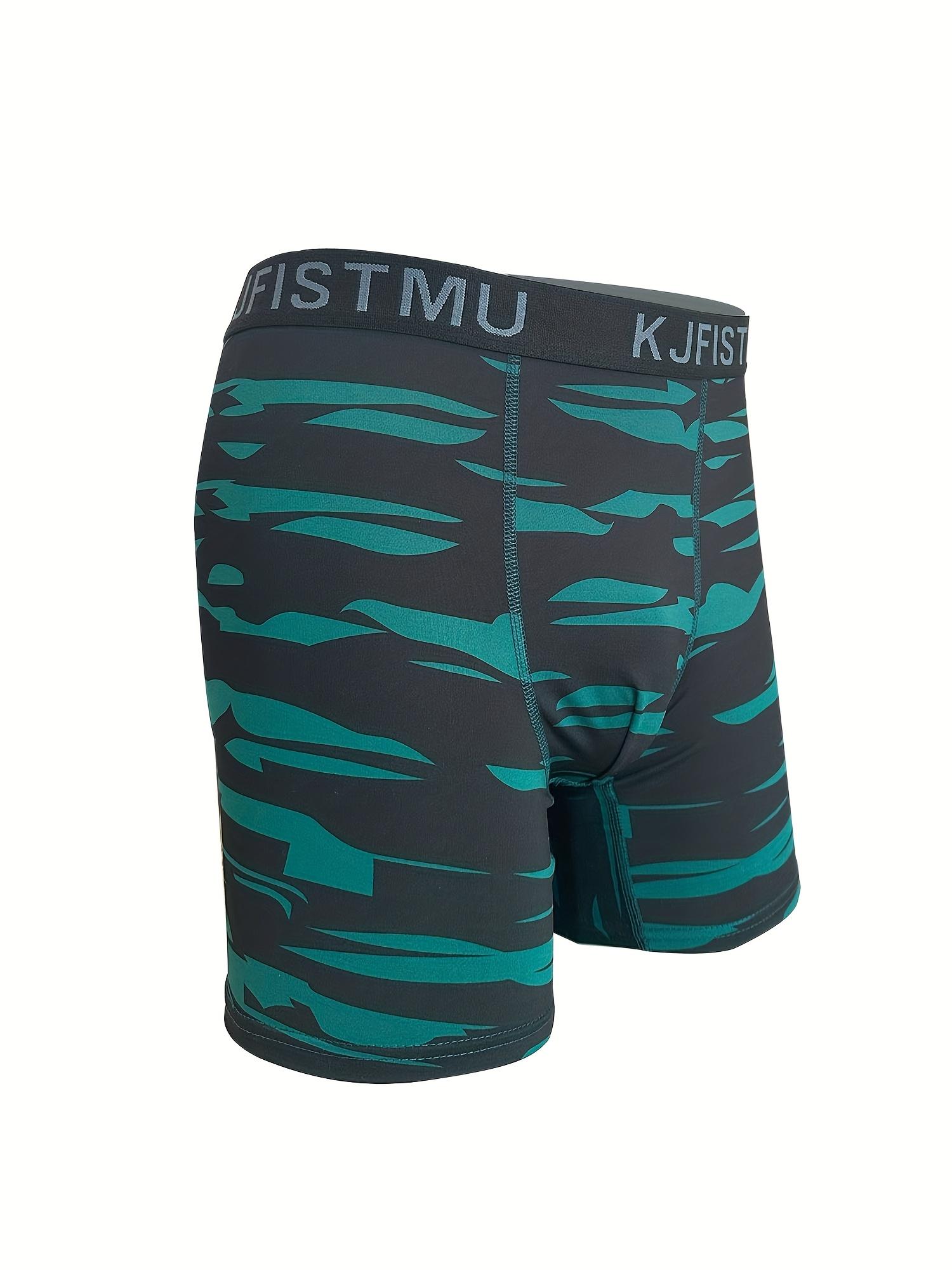 KJFISTMU12 Men's Boxer Briefs - Stretch Polyester Fabric, Random Color, Spring Summer Sports, Easy Wear, Stylish Trendy Design, Machine Washable, Gifts for Guys, Pack of 12