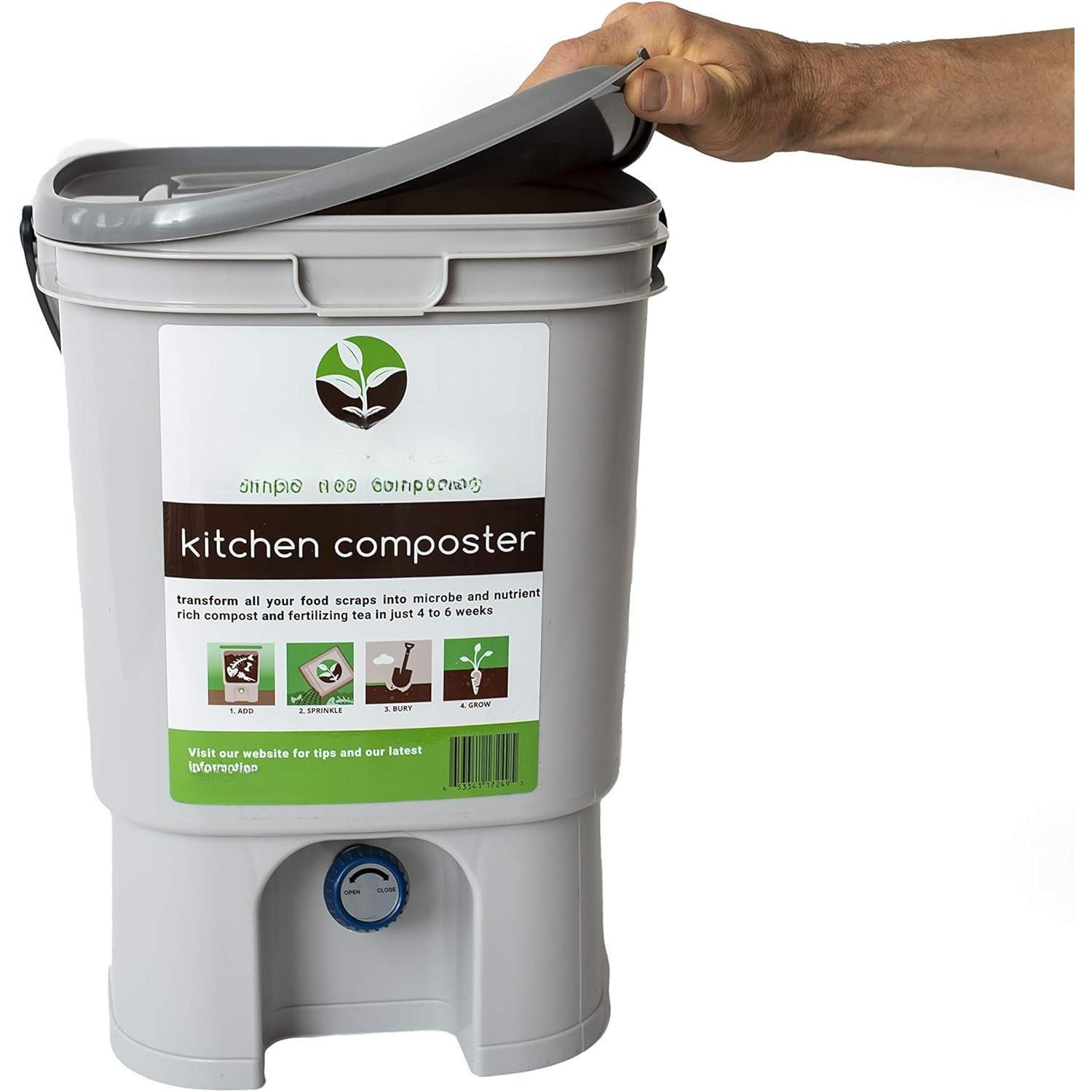 Composting Starter Kit (Includes 1  Bin, 2.2lbs of  Bran and Full Instructions)