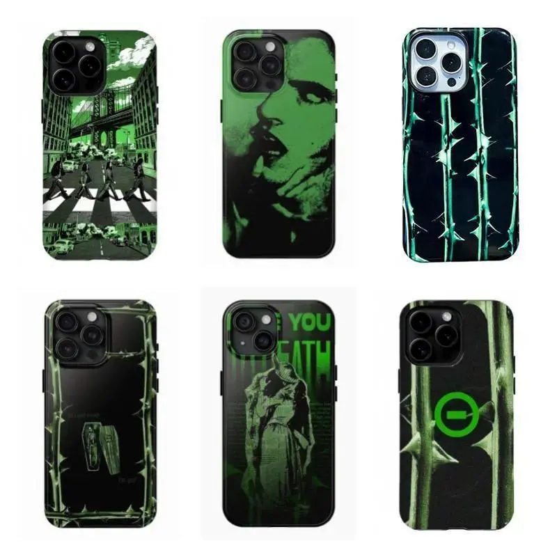 The Matrix Neo Cyberpunk Green Aesthetic Phone Case,Tough phone case,for iPhone 16 15 14 13 12 11 17Pro Max,for Samsung S25 S24 S23 S22 Ultra,Gifts For Fans Men Women, Phone Accessories