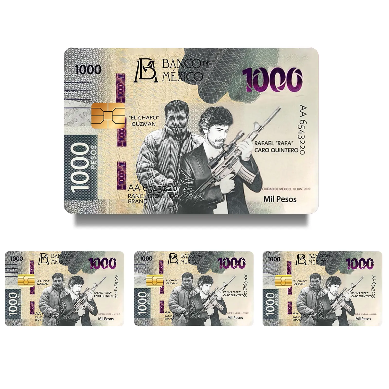 Don Joaquin y Rafa Caro Debit/Credit Card Skin Covers