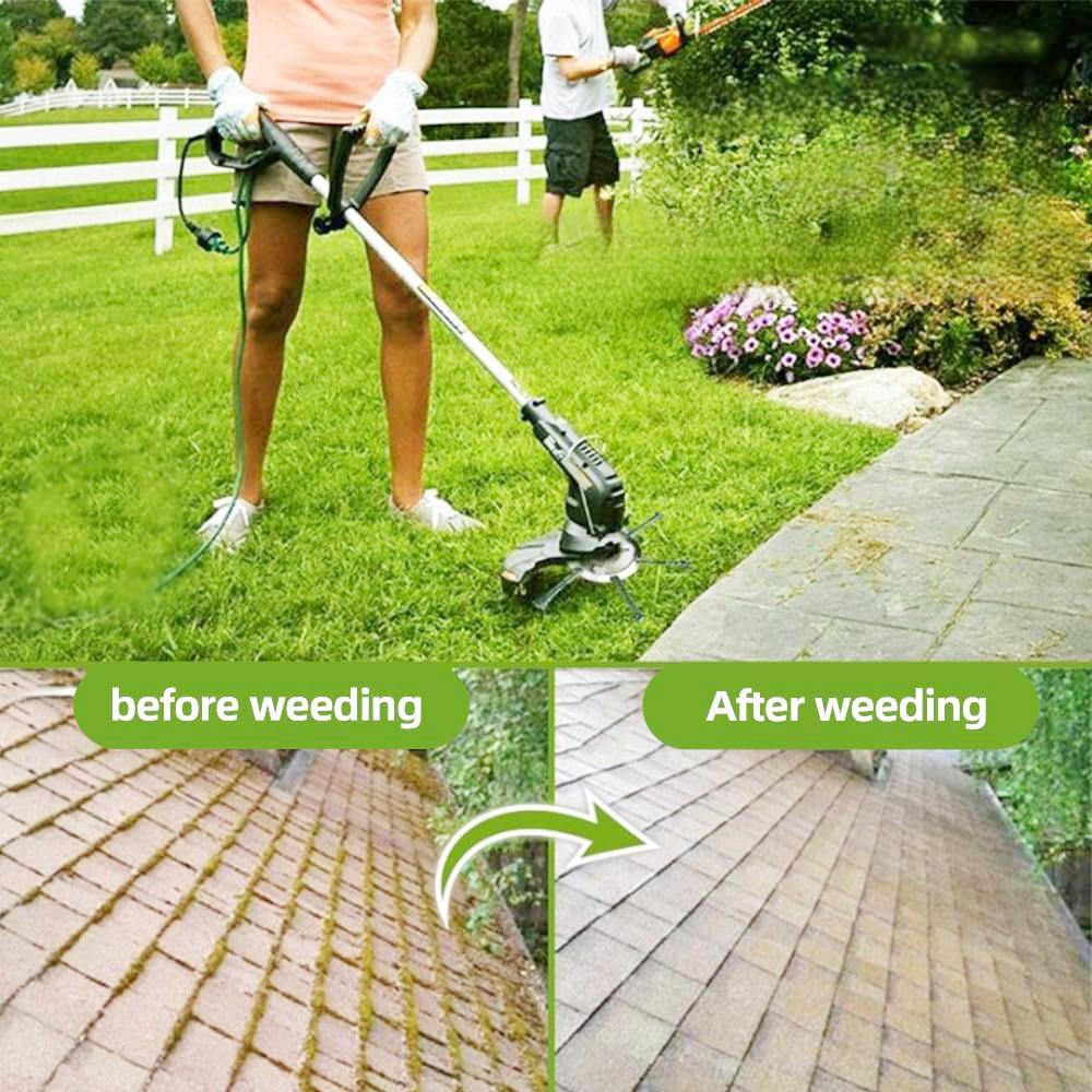 1 Pack Upgraded lithium weeding blade, 6 Inches Steel Wire Weed Trimmer Head,Replacement Weed Wacker Attachment for Electric Cordless String Trimmers,Spindle 5mm Tool