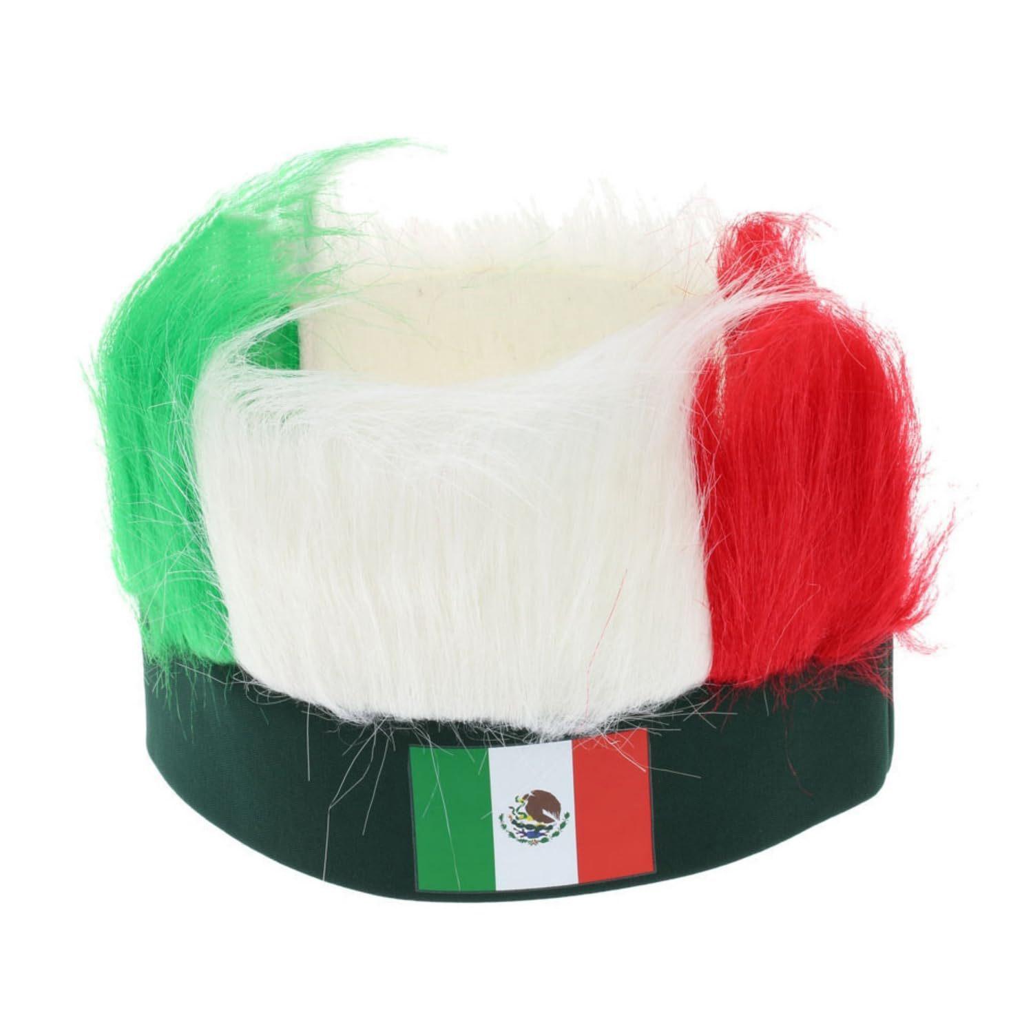 US, Canada and Mexico 2026 World Cup fans wigs, national flag headgear, US football fans cheering supplies, headgear headband