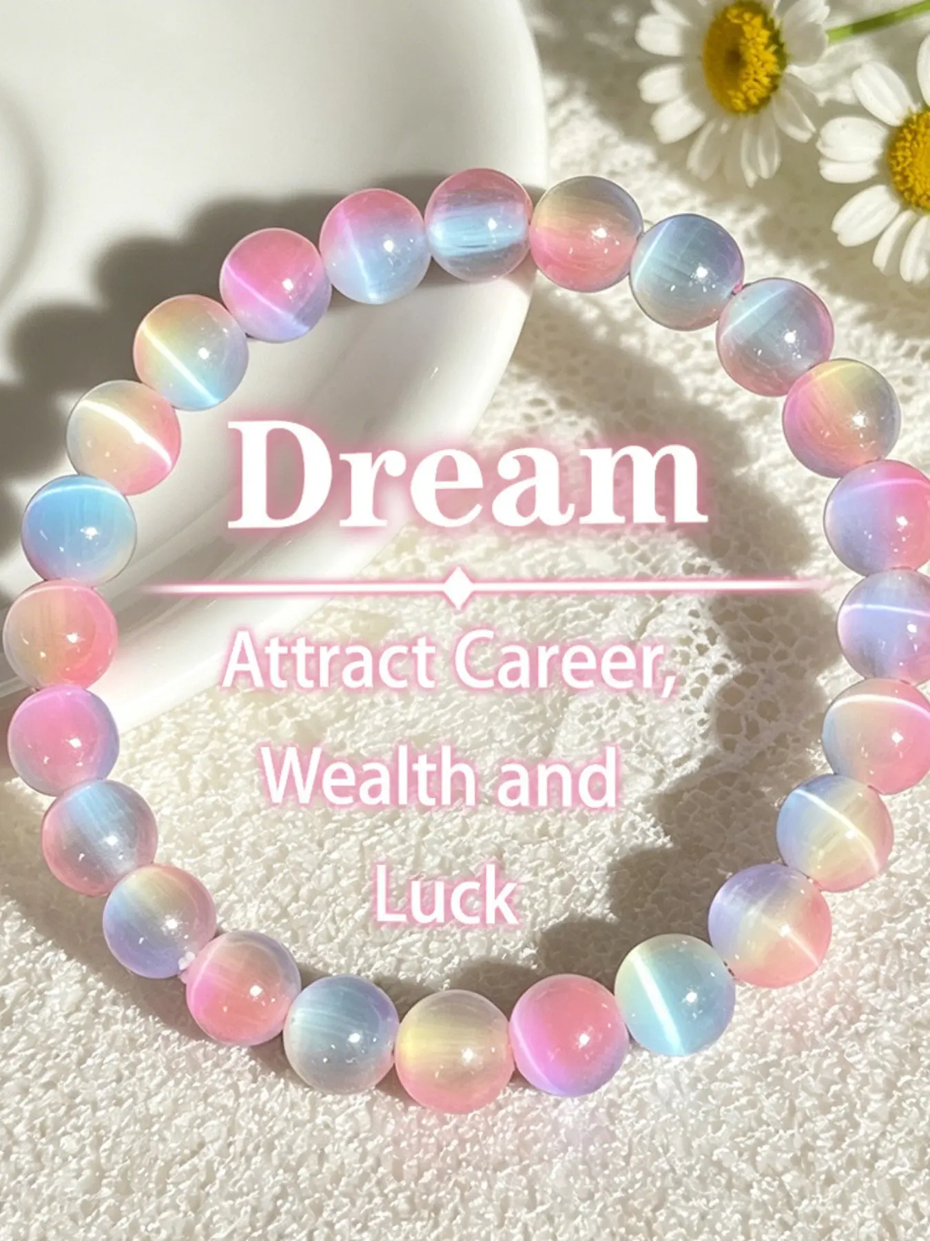 Bohemian Style Summer Colorful Beaded Bracelet, Sweet Luxury High-End Wristband, Perfect for Daily Wear and Gift Giving