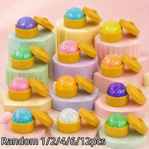 Glitter Dumpling Stress Relief Toy, Colorful Sensory Playset, Soft Slow-Rebound Design, Perfect for Parties & Gifts