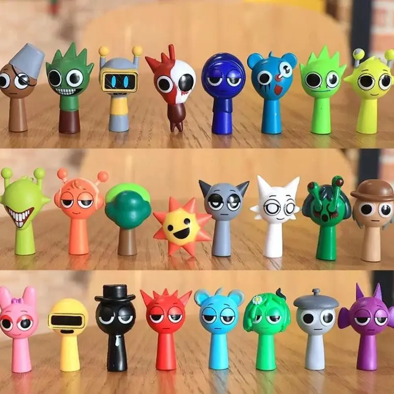 24 Pcs Rhythm Box Figures Sprunku Music Boxes, Collectible Model Toys, Kids' Gifts, Birthday Presents, Musical Game Accessories