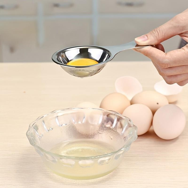 1pc, Premium Stainless Steel Egg Yolk Separator for Restaurant Kitchen- Easy Egg Yolk Filter and Divider Tool for Perfect Cooking and Baking Results