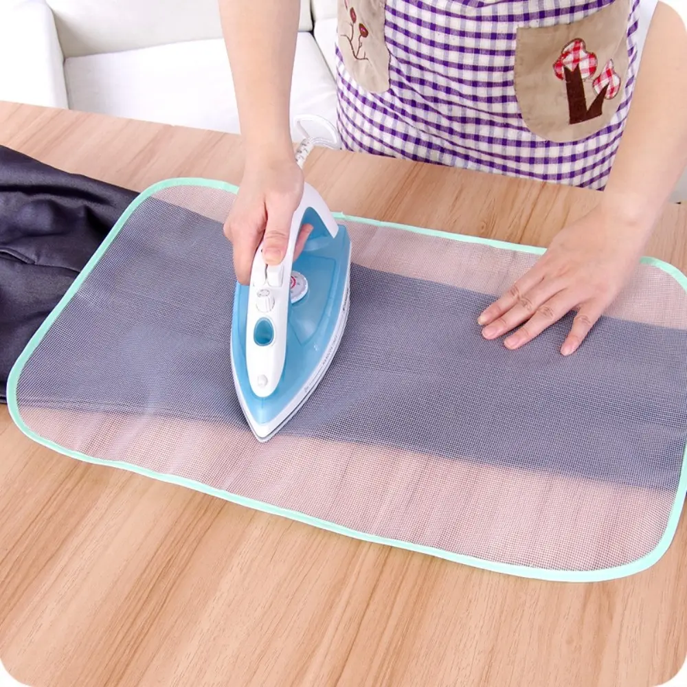 High-Temperature Ironing Cloth, Home Ironing Pad, Protective Mesh Fabric, Insulation Mat for Safe Ironing, Three Sizes Available, Household Accessories