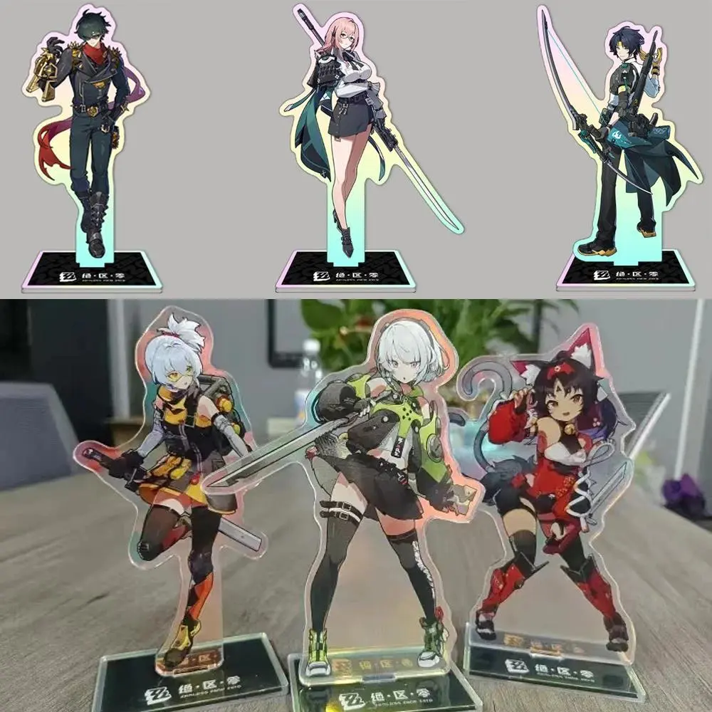 Zenless Zone Zero Nicole Demara Lighter Acrylic Stand Model Tsukishiro Yanagi Asaba Harumasa Collect Desktop Decoration Gifts