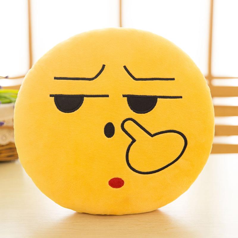 A fun plush toy with a novel smiley face expression, can be used as a pillow or cushion, suitable for corporate events and as a gift for children