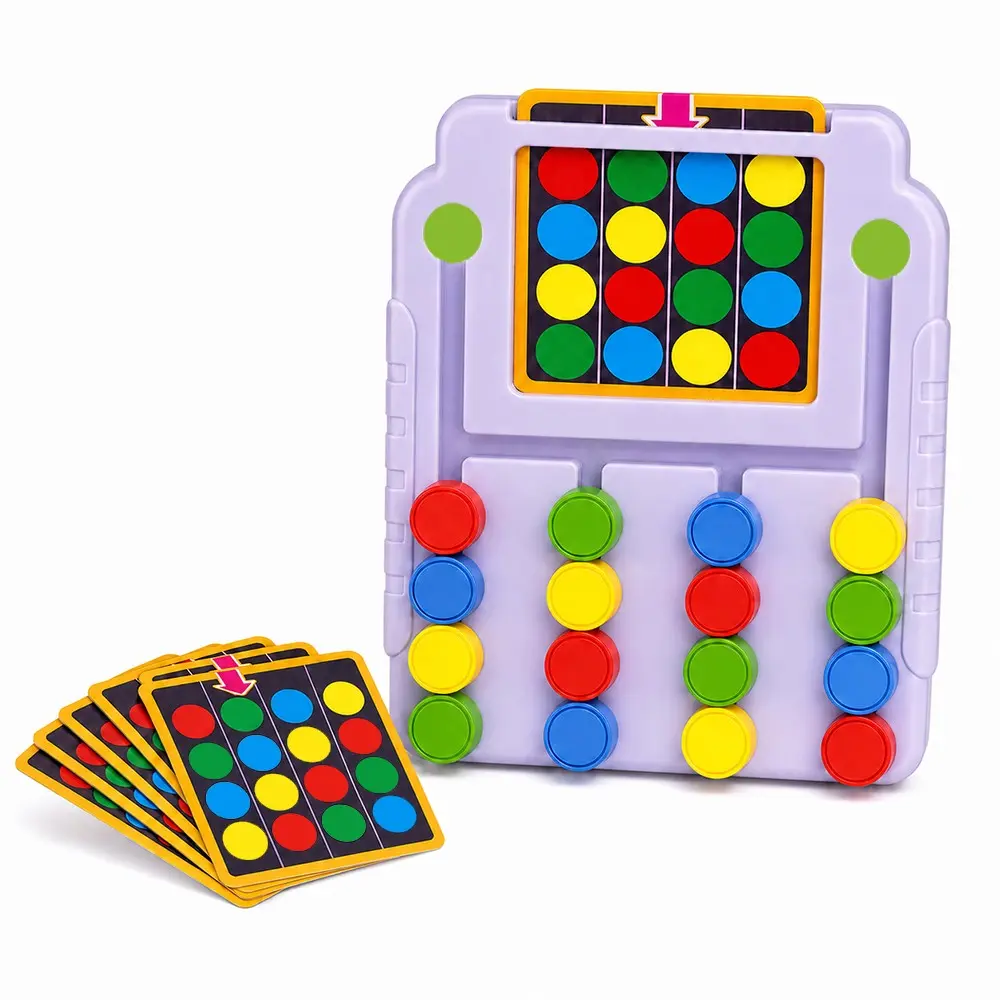 Four-Color Movement Chess, Logical Thinking Training Game, Color Recognition And Matching Puzzle Toy For Stress Relief, Brain-Challenging Tabletop Game For Children And Adults, Gift For Halloween, Thanksgiving, Christmas, New Year, Or Birthdays.