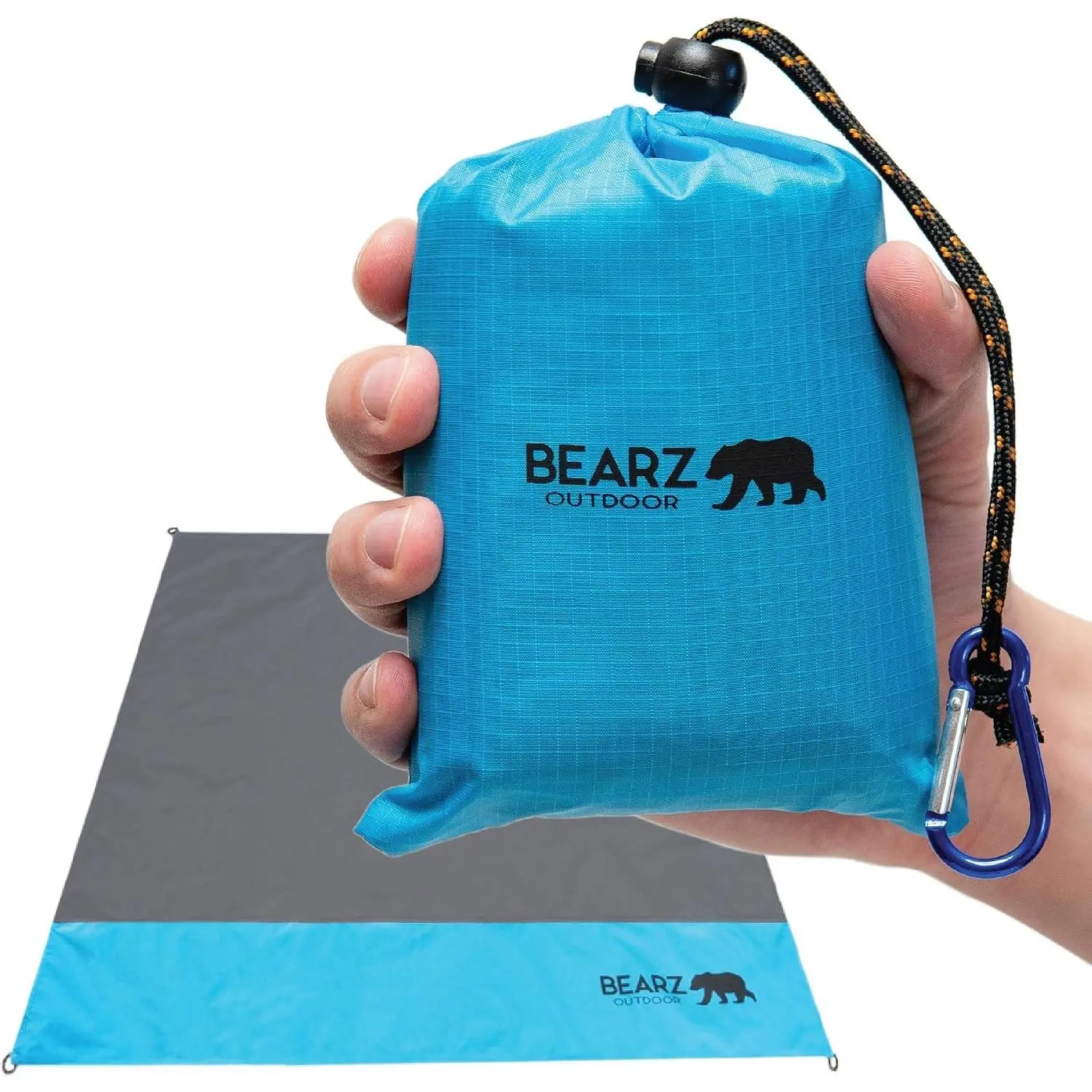 Pocket Blanket - Beach Blanket Waterproof Sandproof, Picnic Blankets Waterproof Foldable, Lightweight & Compact for Hiking, Camping, Travel, Festival Accessories