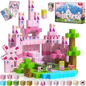 Magnetic Building Blocks Mining World Magic Sword Portal Set, Unisex Construction Toy, No Battery Required, Model Zh010