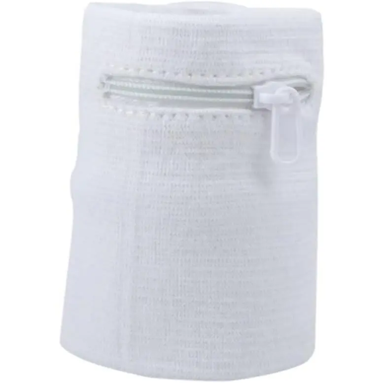 Zipper Wrist Pouch - Sweatband/Wristband Wallet for Keys, ID, Cards, Cash(Gift)
