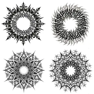 Nipple texture case semi permanent tattoo waterproof lasting 7-15 days sexy herbal temporary tattoo sticker 8 * 8cm Hand Back and Chest Water Transfer Printing Process