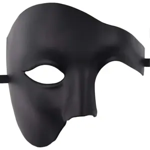 Mens Mask Masquerade Mask Phantom of the Opera Half Face Mask