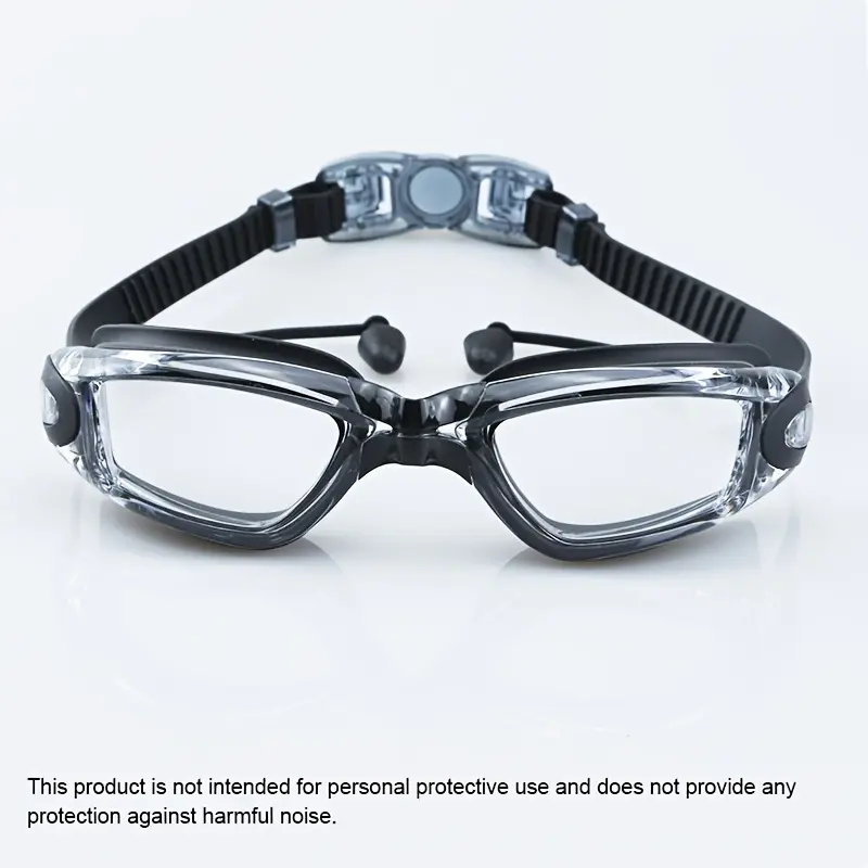 Adult Swimming Goggles, Waterproof and Anti-fog Swimming Glasses for Men and Women, Silicone PC Lenses, Clear Lens Swimming Goggles for Pool Use
