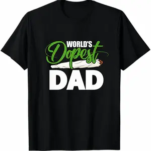 World's Dopest Dad Funny Fathers Day T-Shirt