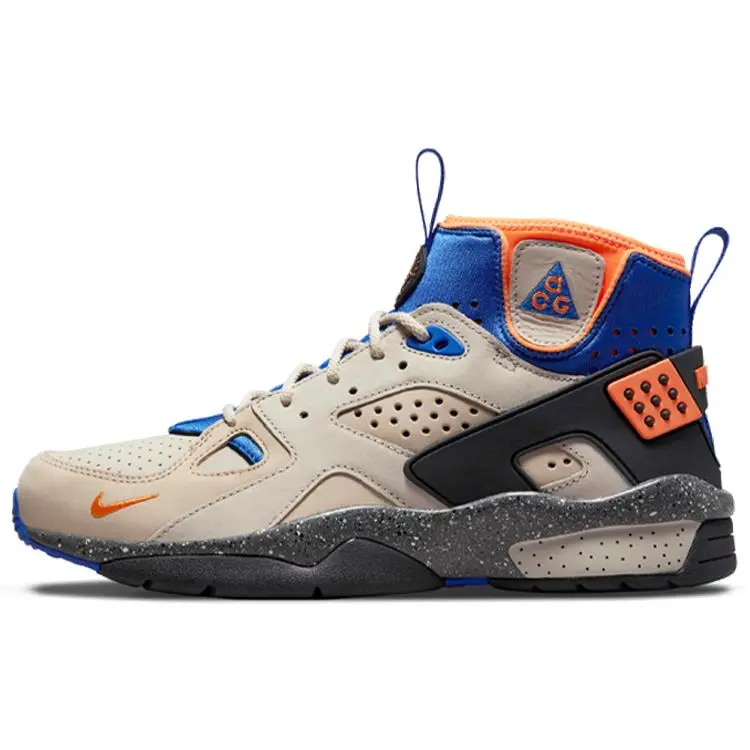 Nike Air Mowabb Hiking Shoes for Men and Women – Rattan Birch Leather, TPU, Cushioned, Non-Slip, Durable, Breathable, High-Top Verifiable, with credentials and supporting global authentication
