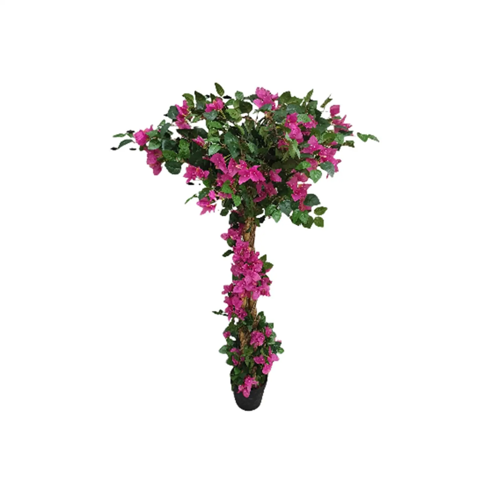 7FT Artificial Bougainvillea Tree - Tall Fake Floor Plant with Bendable Branches & Stems for Garden, Home, Wedding & Party Decor