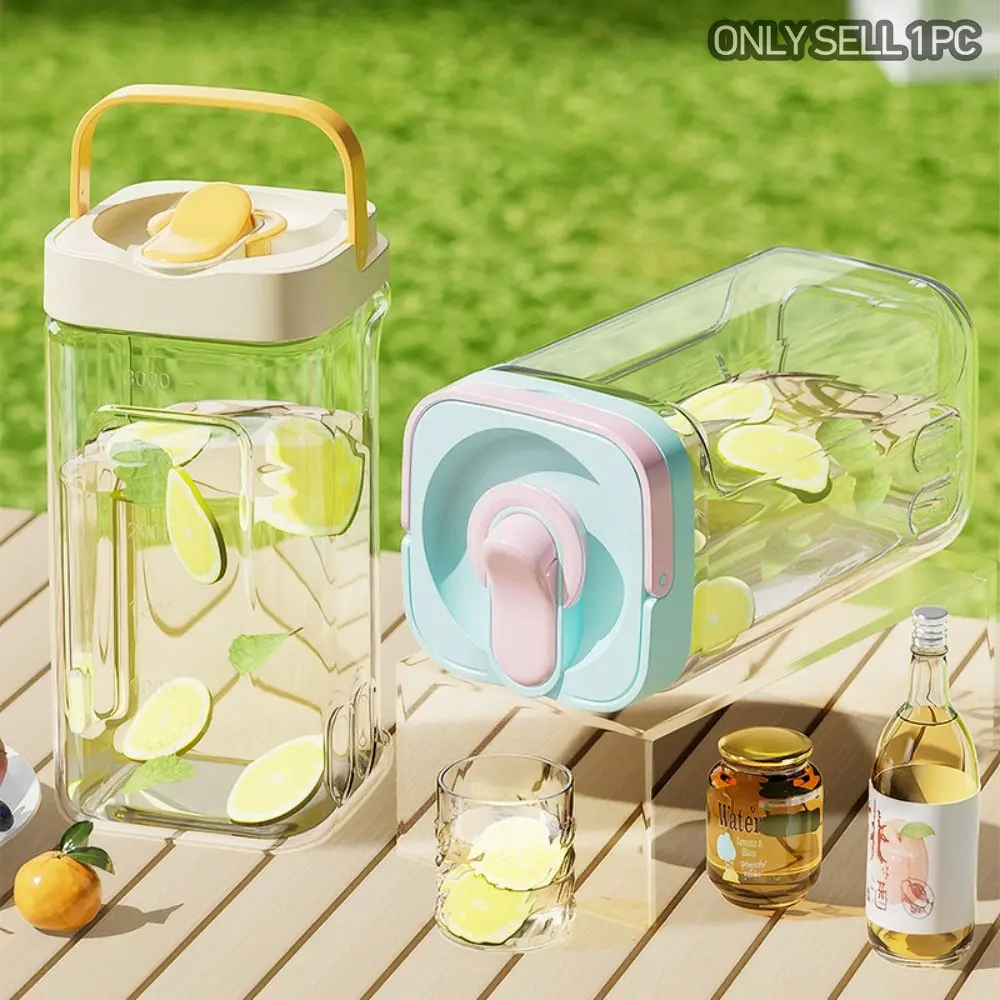 3.5L Beverage Dispenser with Faucet, Large Capacity Ice Drink Dispenser, Measuring Marks, Ideal for Juice, Lemonade, Iced Tea