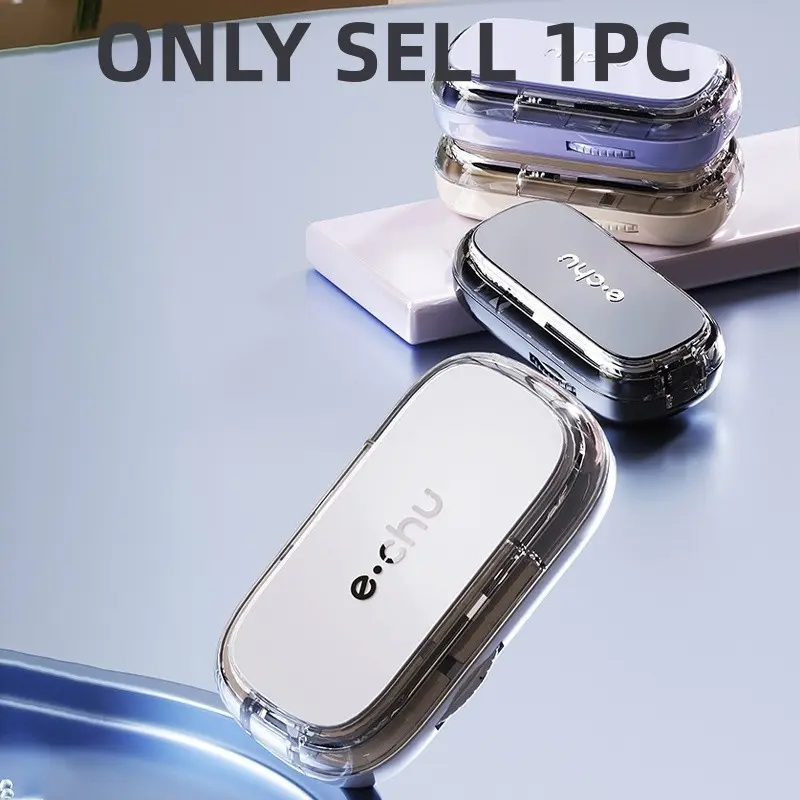 Portable Pill Cutter for Small and Micro Pills, Precision Alignment, Easy Operation, Multi-Pill Cutting, Fashionable Design, Organizing