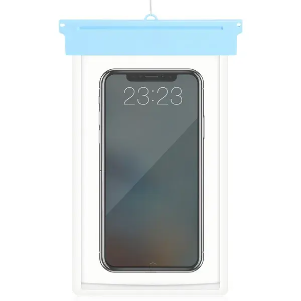 Universal Waterproof Phone Pouch Dry Bag Touch Screen Compatible for Swimming Beach Travel