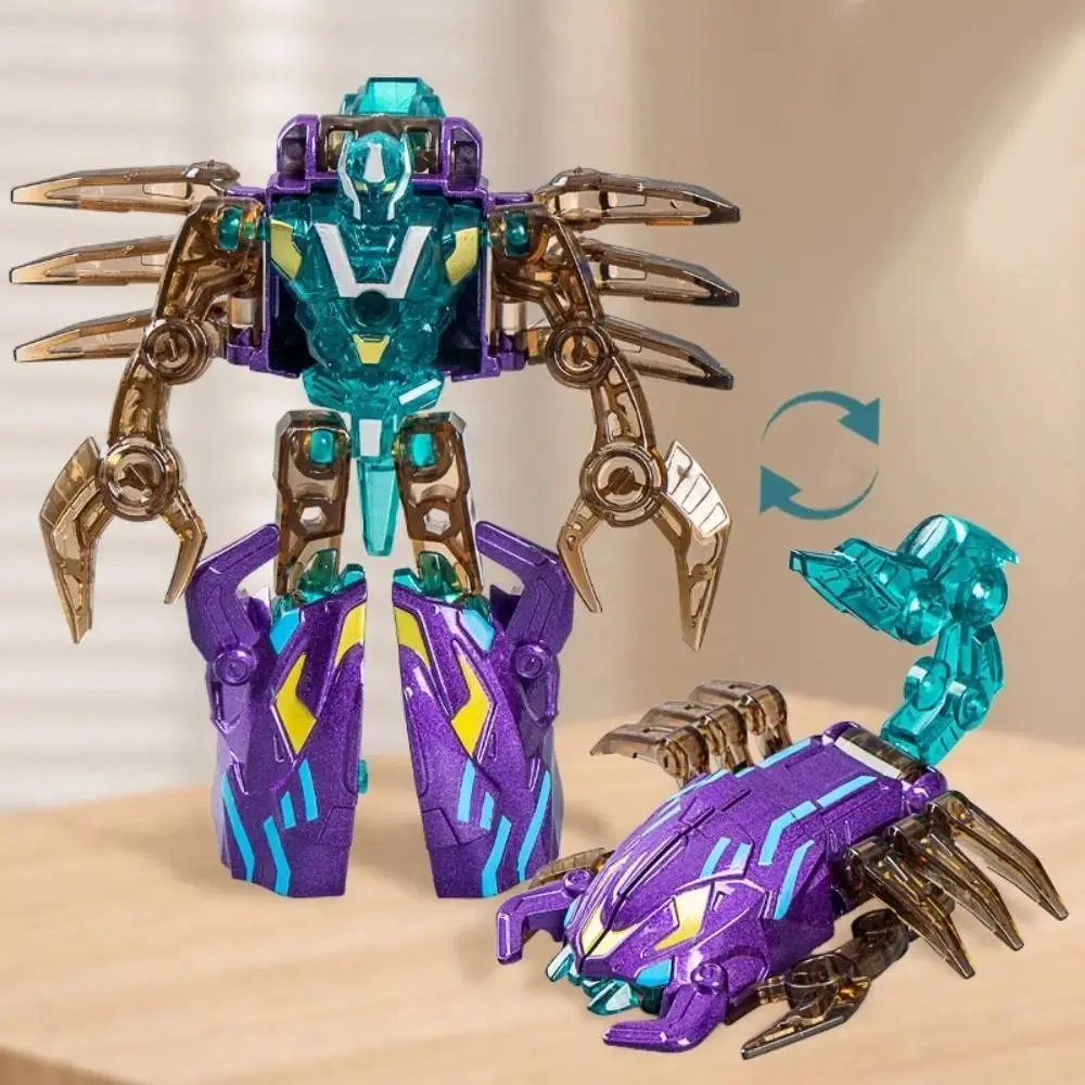 Mantis/Scorpion Transformation Robot Toys Multi-joint Simulation Animal Deformation Robot Educational 2in1